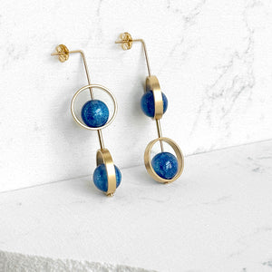 Ariel Earrings - Blues