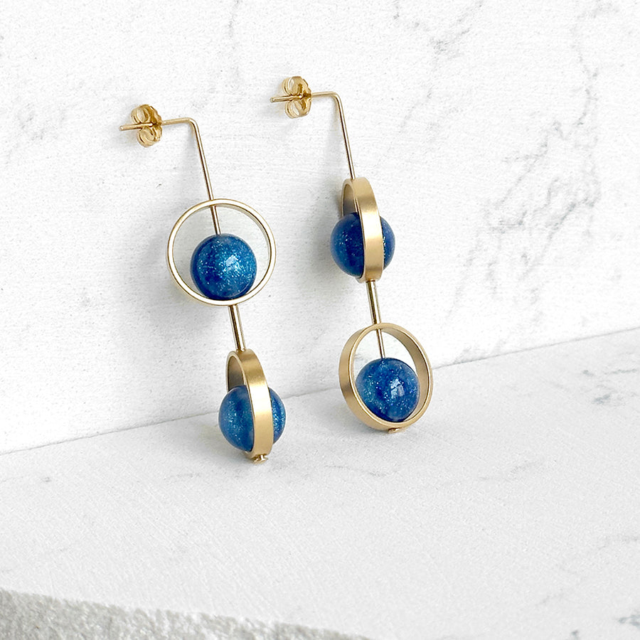 Ariel Earrings - Blues