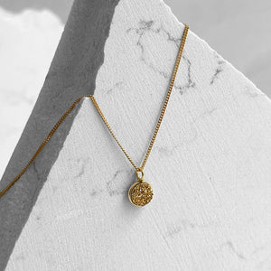 Gold Druzy Necklace