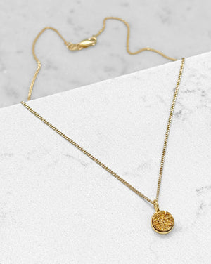 Gold Druzy Necklace