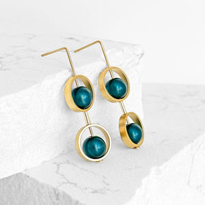 Petite Ariel Earrings - Blues