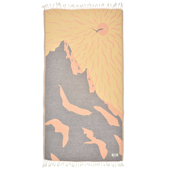 Sunny Mountain Peshtemal Pure Cotton Turkish Towel/Throw