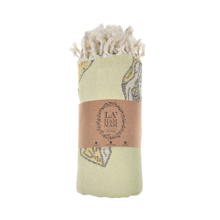 Tropical Peshtemal Pure Cotton Turkish Towel/Throw