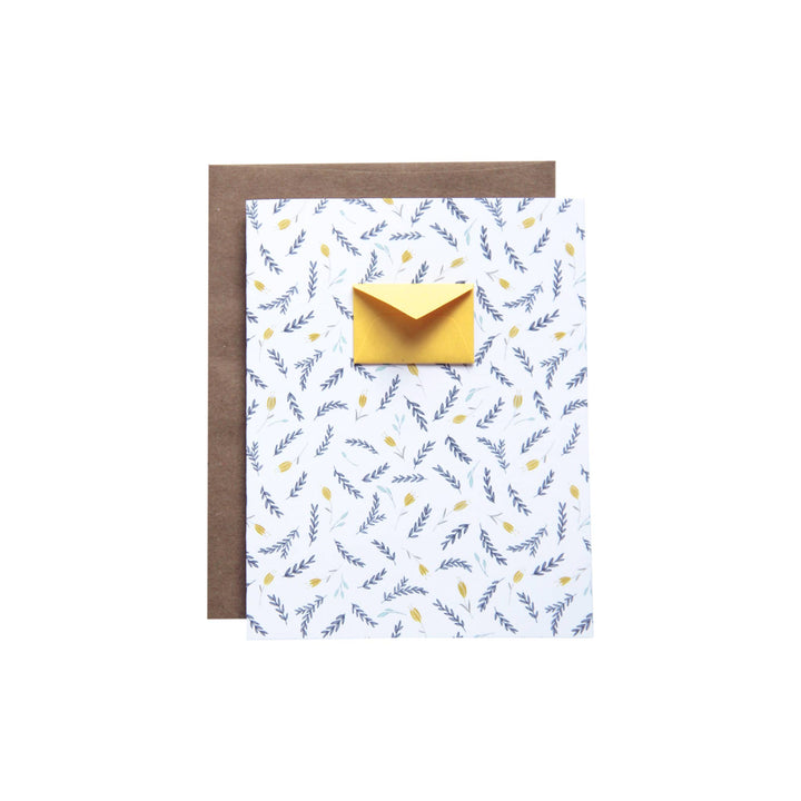 Lavender Field Tiny Envelope Card