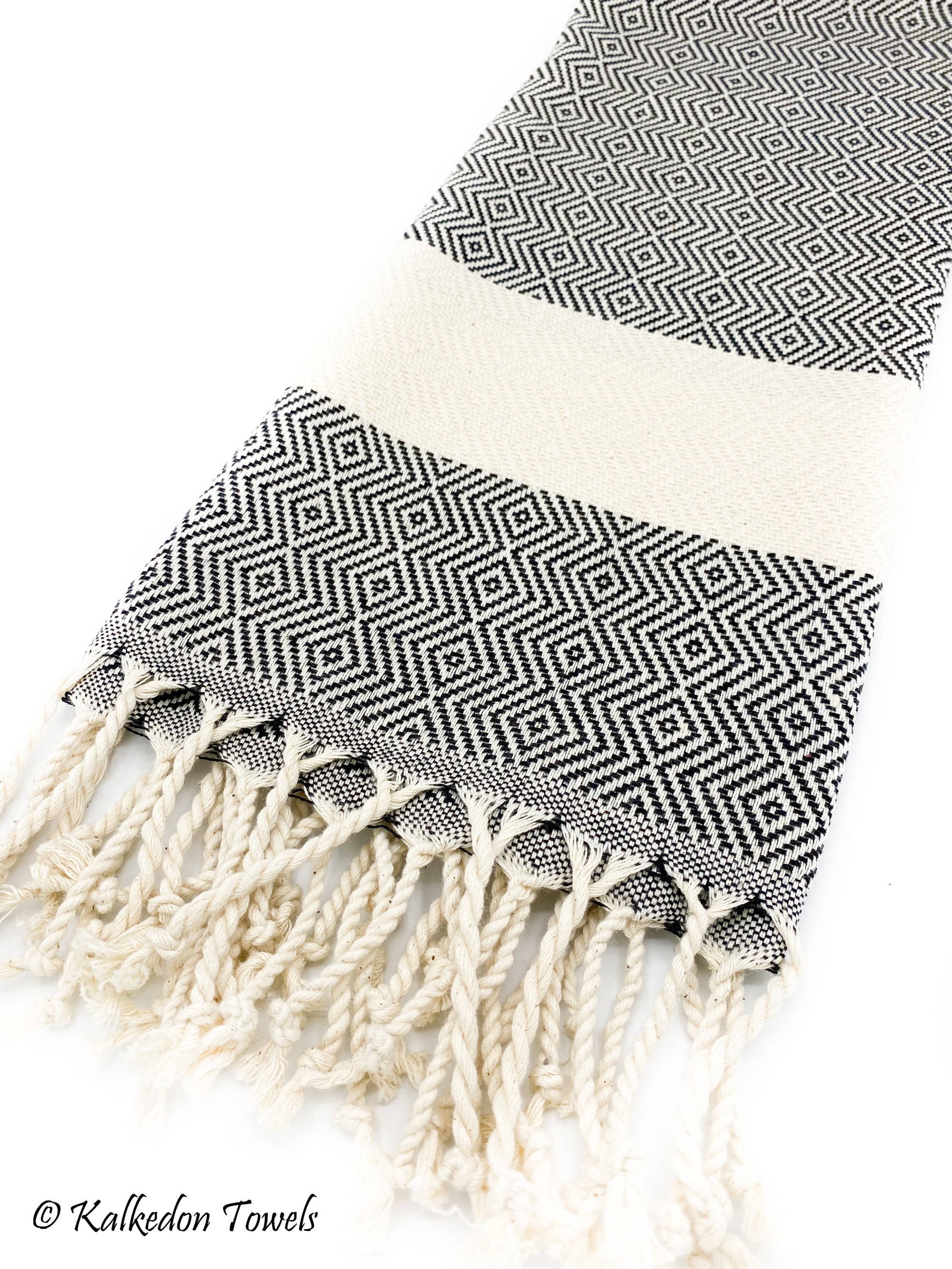 Black Diamond Turkish Towel – Lavender Luxe Home