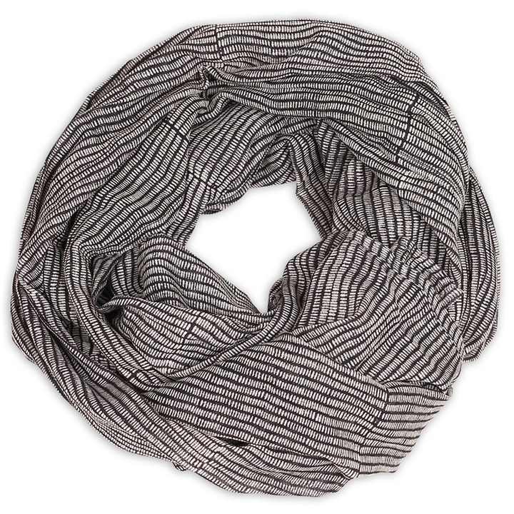 Alice Stripes Midnight Scarf